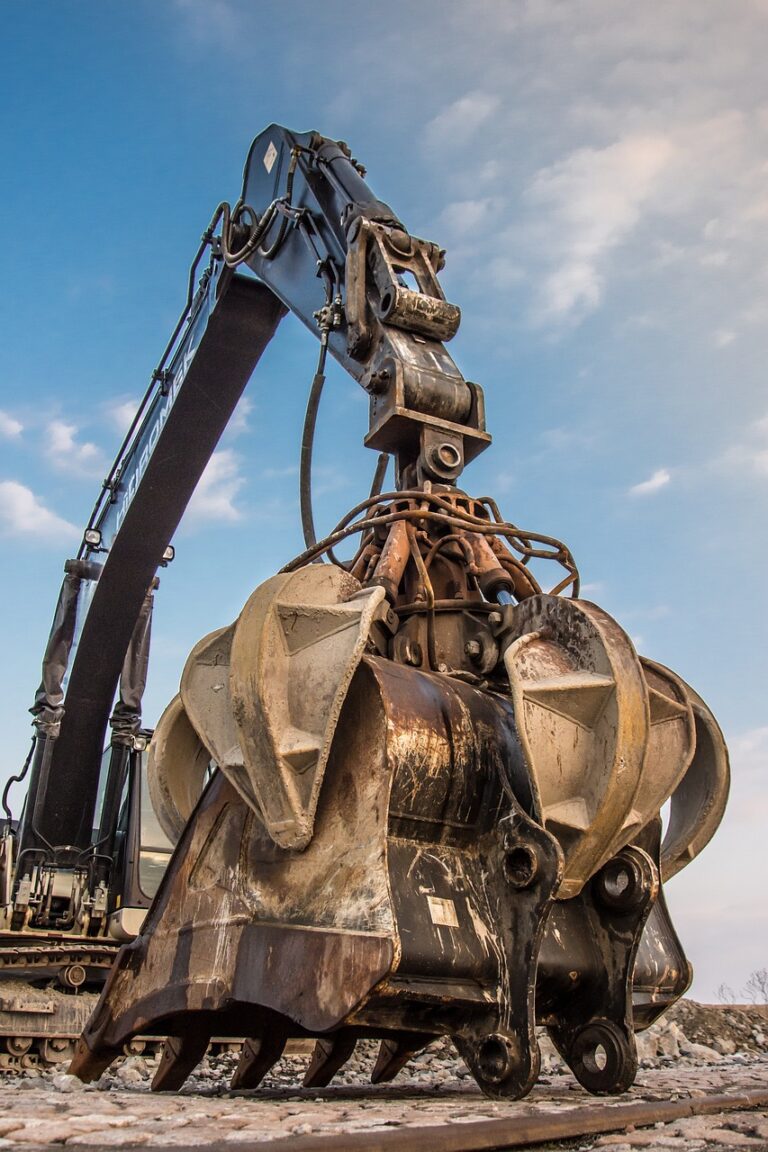 excavator, excavation, construction